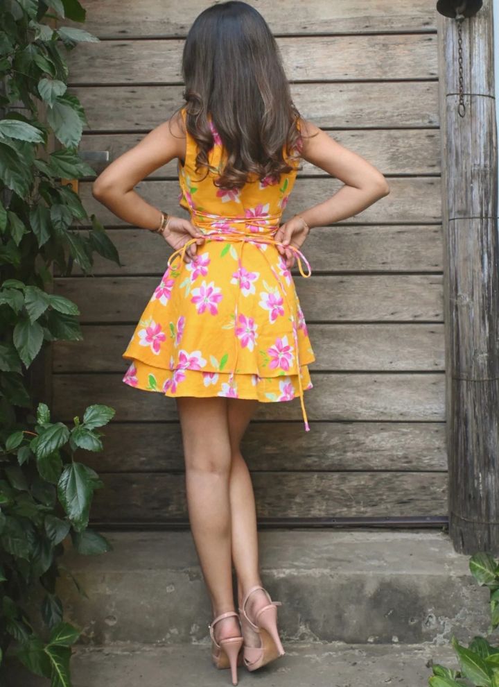 Contouraa Tropical Bloom Sundress – Sunshine in Style