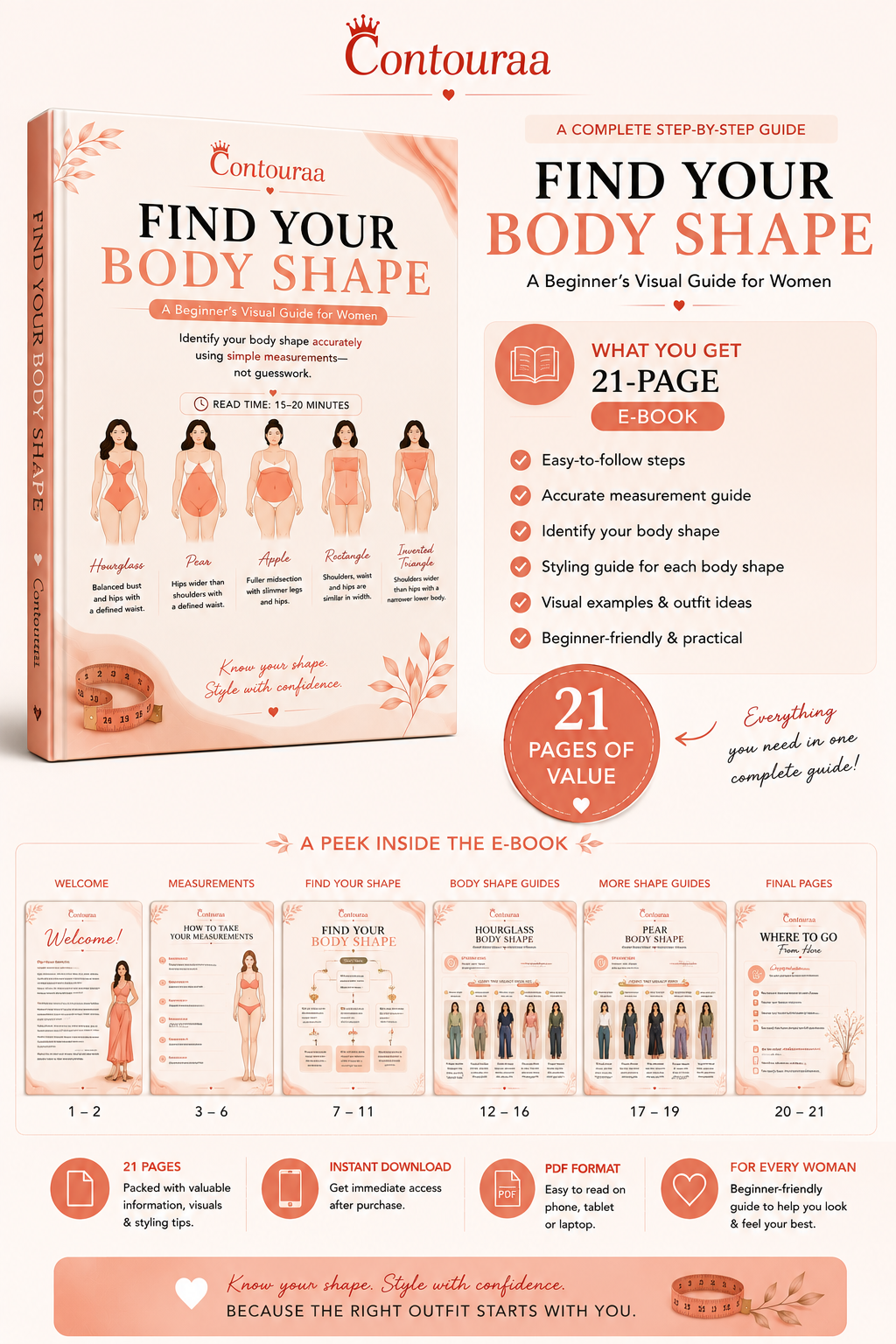 Contouraa - Find Your Body Shape - Stop Buying Clothes That Don't Suit Your Body.