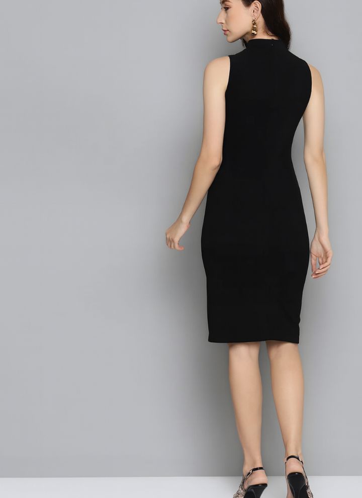 Contouraa Timeless Body Snatching - High Neck Sleeveless Dress