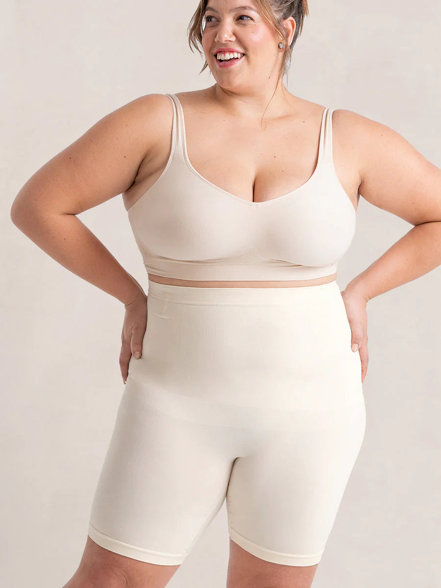 Essentials All Day High-Waisted Shaper Shorts