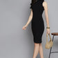 Contouraa Timeless Body Snatching - High Neck Sleeveless Dress
