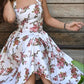 Contouraa Rose Bunch Flared Summer Dress – Effortless Floral Charm