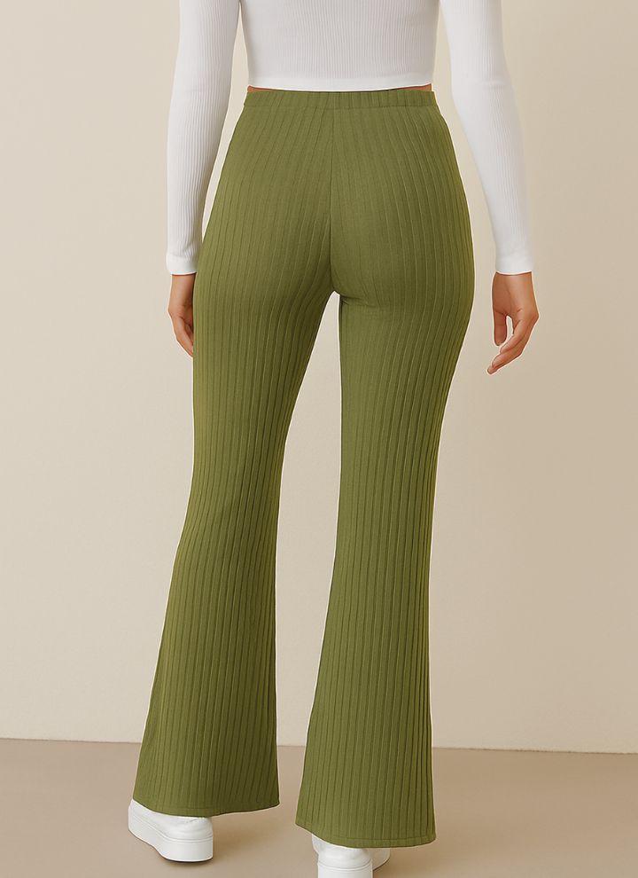Ultimate Flare Pants - Contouraa Ribbed Snatched Leggings