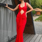 Contouraa Brynne Drape Cut-Out Dress – Bold Elegance Redefined