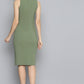 Contouraa Timeless Body Snatching - High Neck Sleeveless Dress