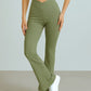 Ultimate V Waisted Flare Pants - Contouraa Ribbed Snatched Leggings