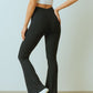 Ultimate V Waisted Flare Pants - Contouraa Ribbed Snatched Leggings